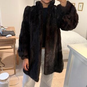 Dark Brown Mink Coat
